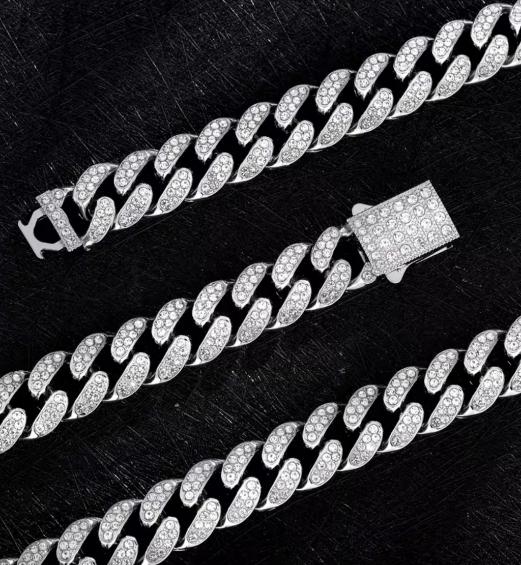 GRUBY KUBAŃSKI CHAIN 925 |  NASZYJNIK + BRANSOLETKA